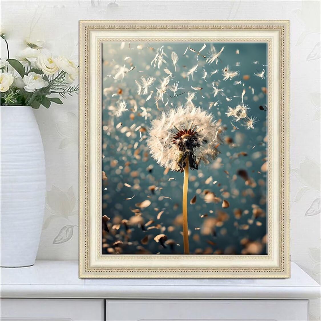 DIY Malarstwo diamentowe 5D, diamentowe zestawy dmuchawca dla dorosłych, sztuka ze strasu, płótno, haft, artykuły rzemieślnicze, dla dzieci i dorosłych, idealna dekoracja ścienna do domu, prezenty, 70