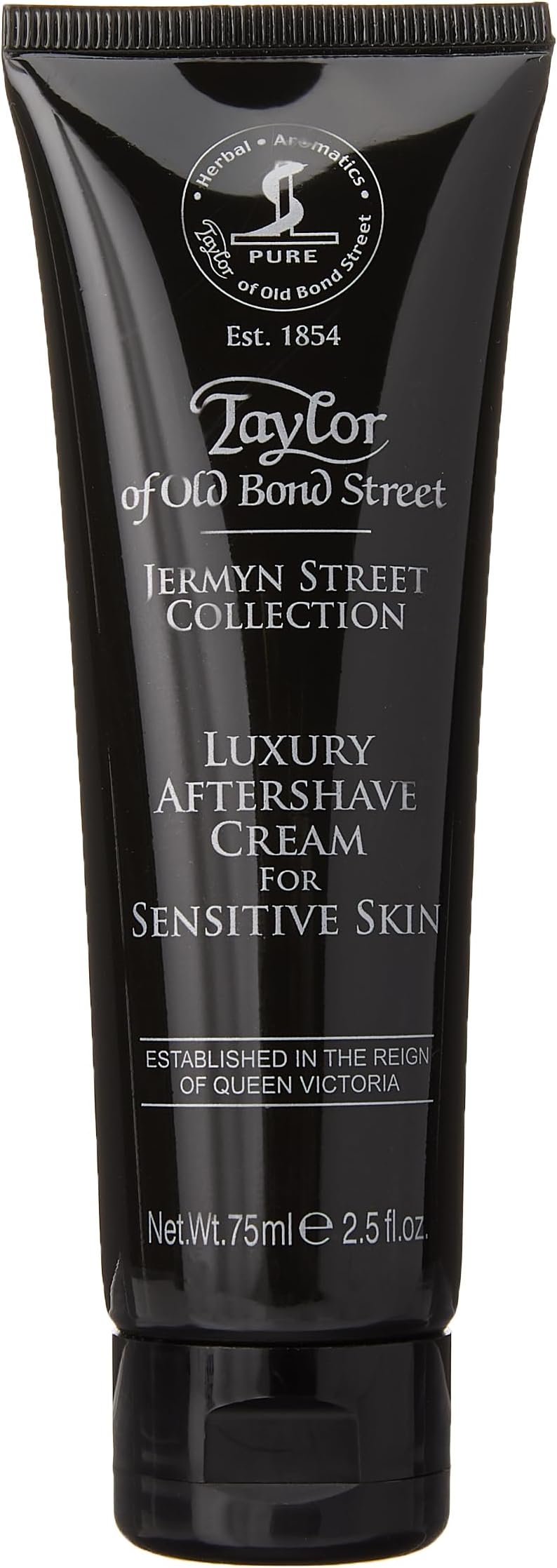 Jermyn Street Luxury Aftershave Cream for Sensitive Skin 75ml, 2.5 Ounce after shave lotion (06020-1)