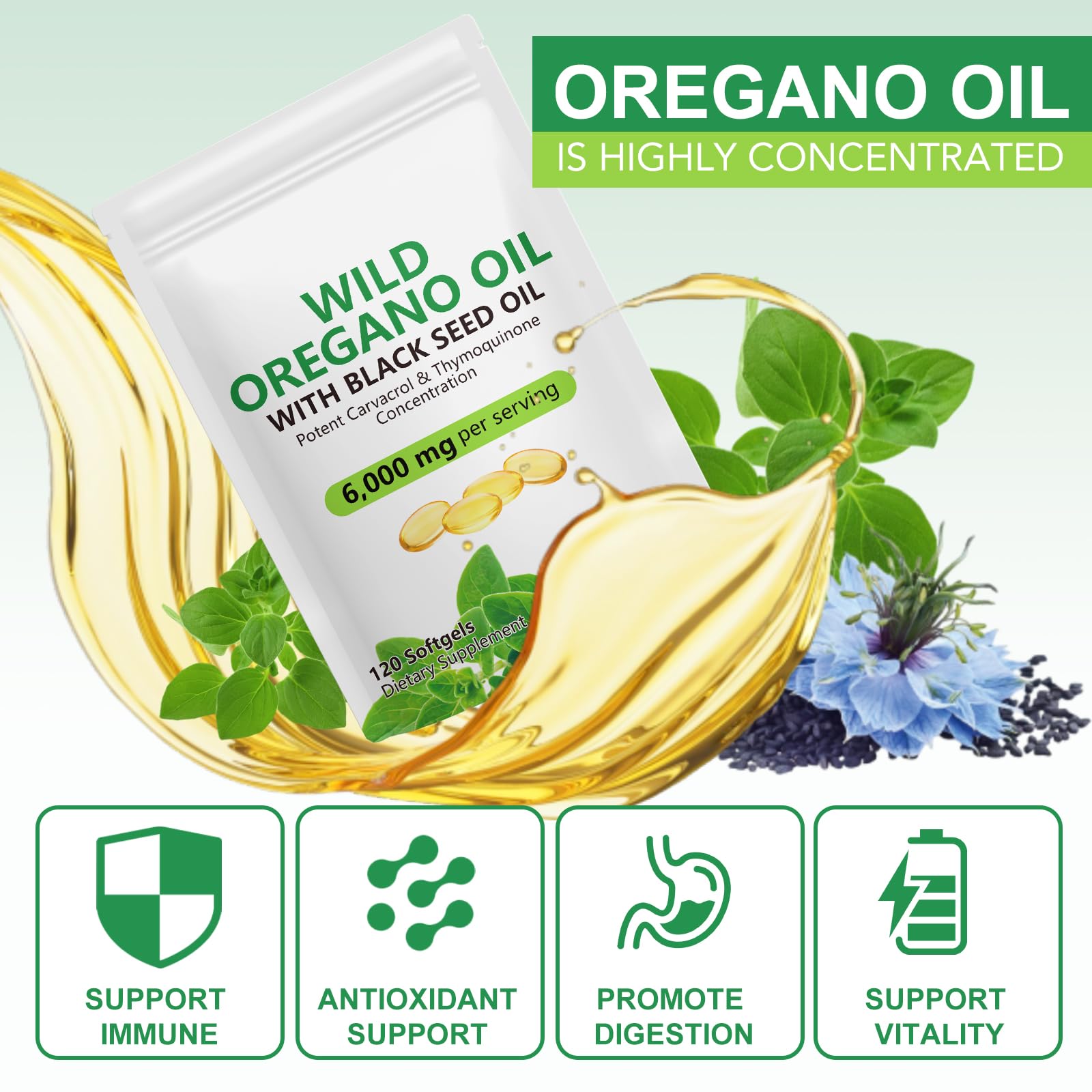 Capsule di olio di origano