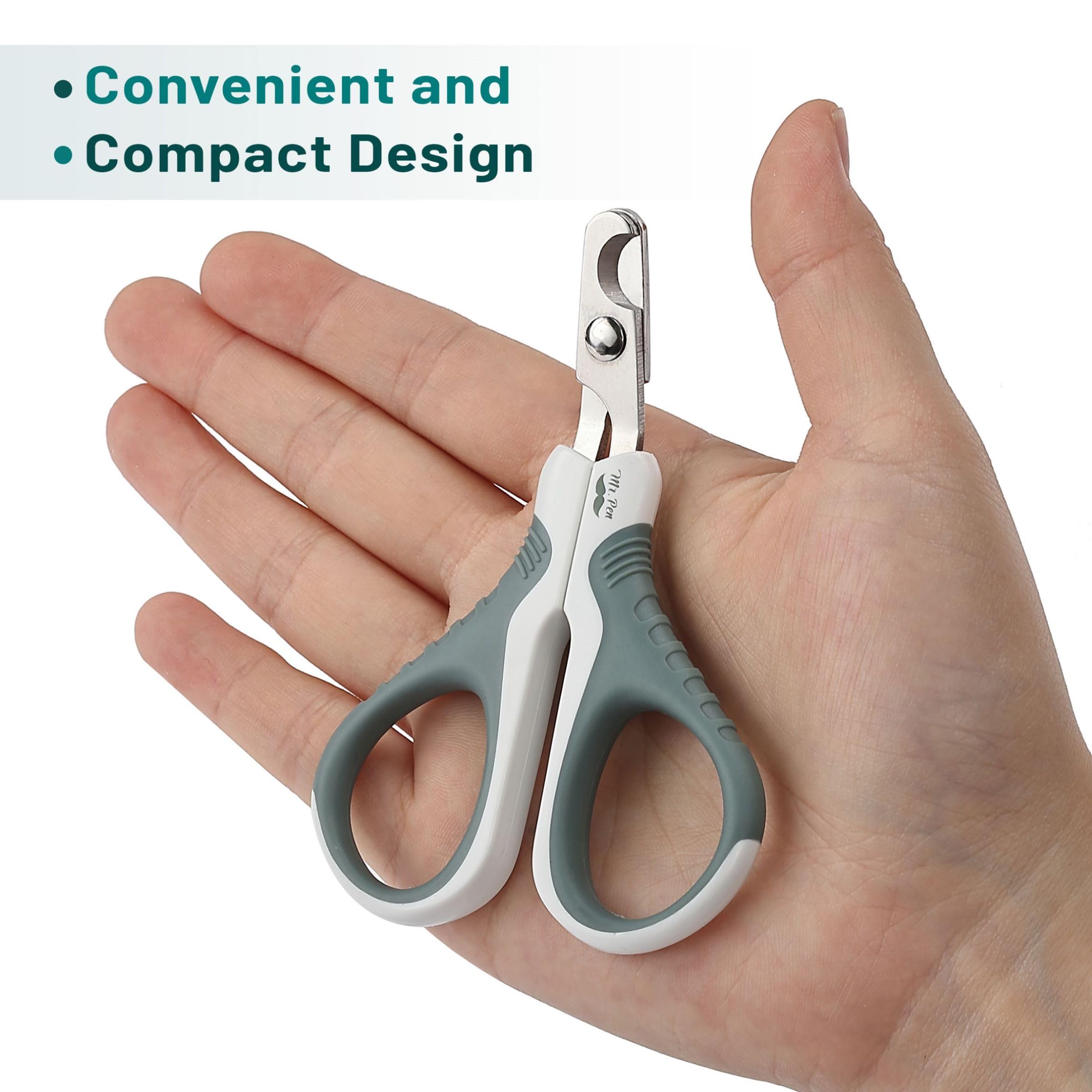 Mr. Pen Cat Nail Trimmer - Cat Nail Clippers - Olive - Stainless Steel Blades - Safe & Easy Nail Trimming for Cats of - image 6