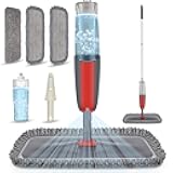 Spray Mops for Hardwood Floors Cleaning: MEXERRIS Falt Mop with 3 Microfiber Pads for Swiffer Powermop - Wet Dust Floor Mop with Sprayer Home Commercial Mops for Wood Laminate Wood Tile Vinyl