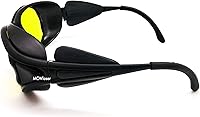 Vista 5 de MCWlaser Gafas de seguridad láser para 190-440 y 780-900nm, 900-1100nm, 10600nm típico para 355nm 405nm 808nm 980nm 1064nm 10600nm EP-17 estilo 2