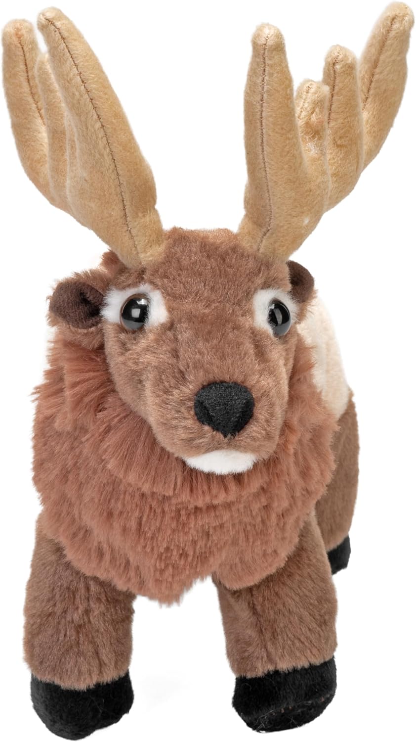 Wild Republic Elk Plush, Stuffed Animal, Plush Toy, Gifts Kids, Cuddlekins 8 Inches