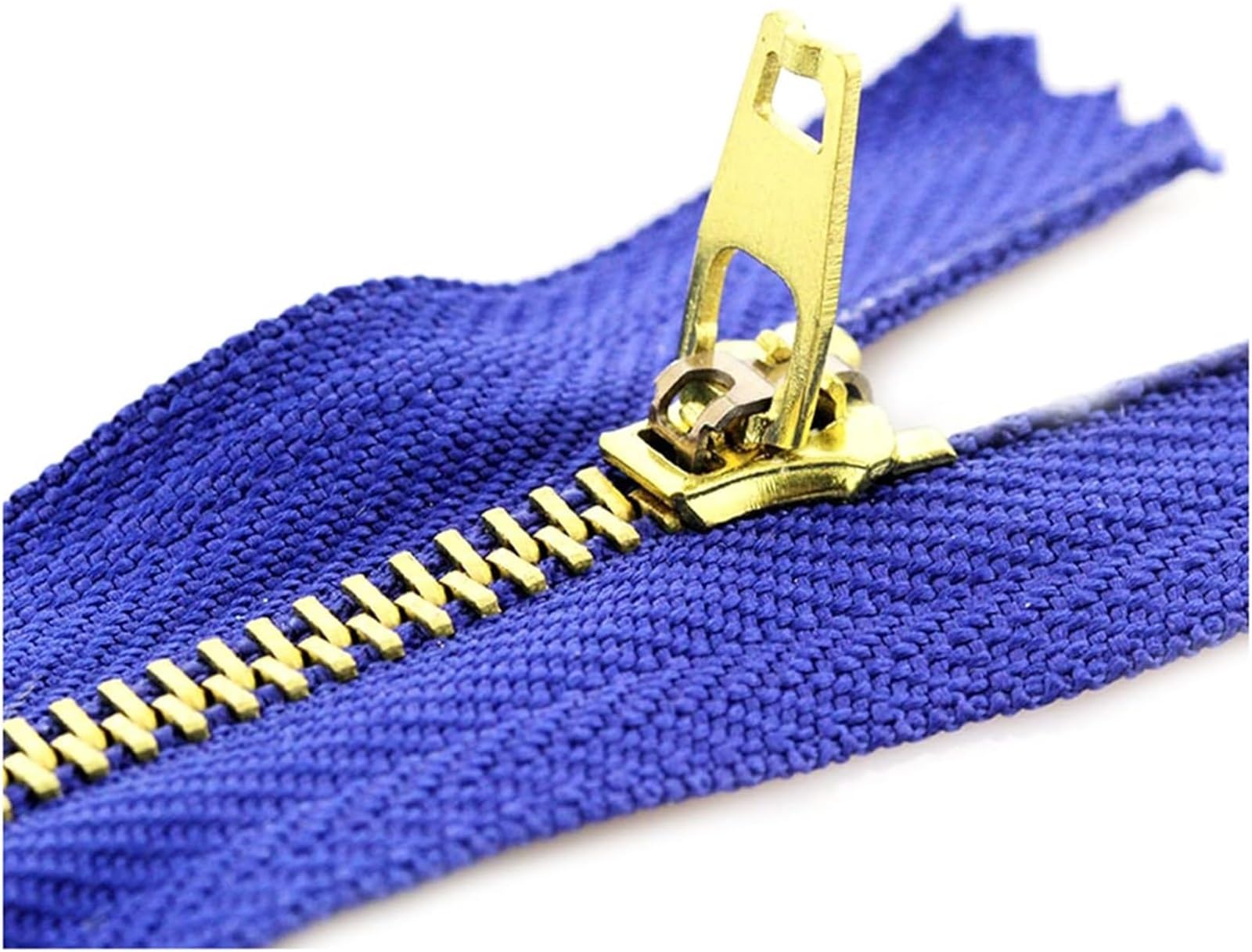 Metall-Reißverschluss mit geschlossenem Ende, Nähreißverschlüsse aus Nylon und Metall, Größe 3, Messing mit automatischer Verriegelung, 5 Stück, mehrfarbig, 13 cm