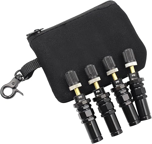 Miniatura 2 de Desinfladores de neumáticos, 4 piezas de kit de deflectores de neumáticos ajustables de 10-30 PSI, para accesorios todoterreno de desinfladores de