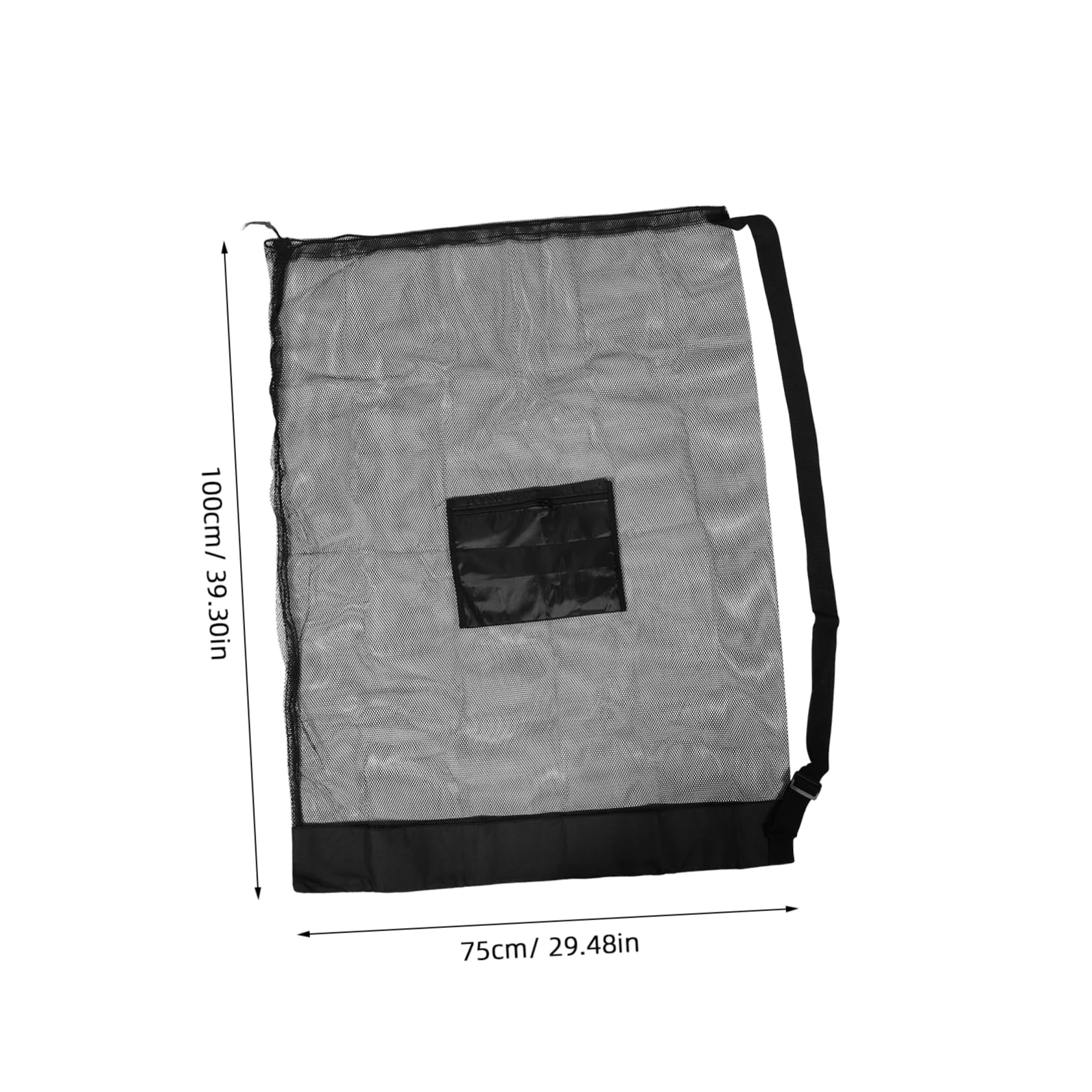SUPVOX Basketball Carrying Bag Single Shoulder Mesh Storage Net for Gym Practice