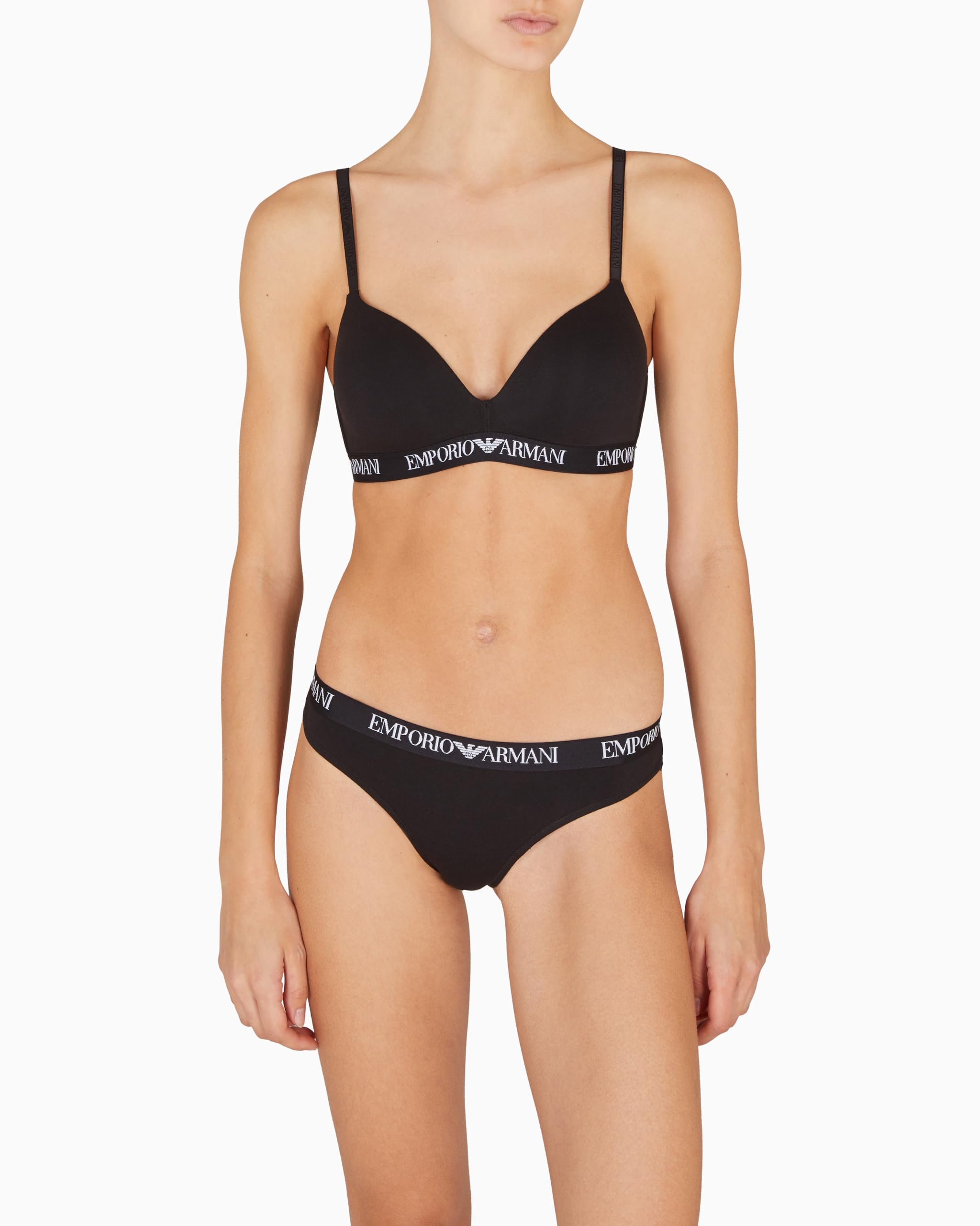 Emporio Armani 2-Pack Brazilian Sottoveste a Gonna Donna (Pacco da 2)
