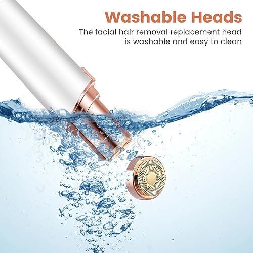 Miniatura 8 de Depilación facial para mujeres, dispositivo, removedor de cara de mujer, acabado táctil, labios superiores, barbilla y mejillas, recargable por USB