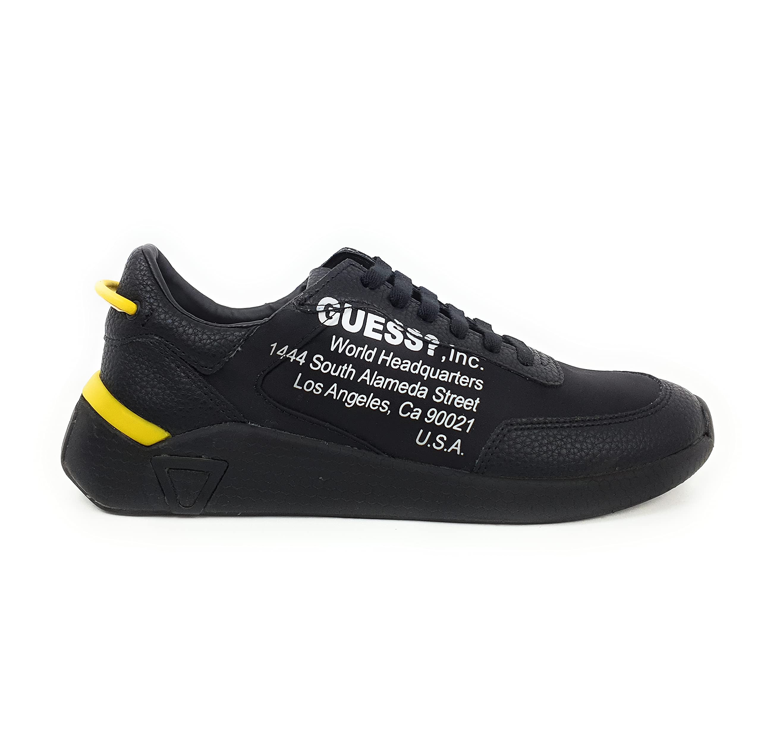 Guess Men's Modena Smart Gymnastics Shoes, Black, 11 UK