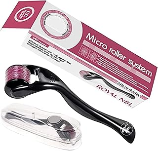 بكرة ابر لتدليك البشرة مايكرونيدل من التيتانيوم مقاس 0.25 ملم للعناية بالبشرة تدليك الوجه مايكرو-نيدل بشرة مزودة بـ540 ابرة 0.25 ديرما 1 + صندوق بلاستيك متعدد الألوان