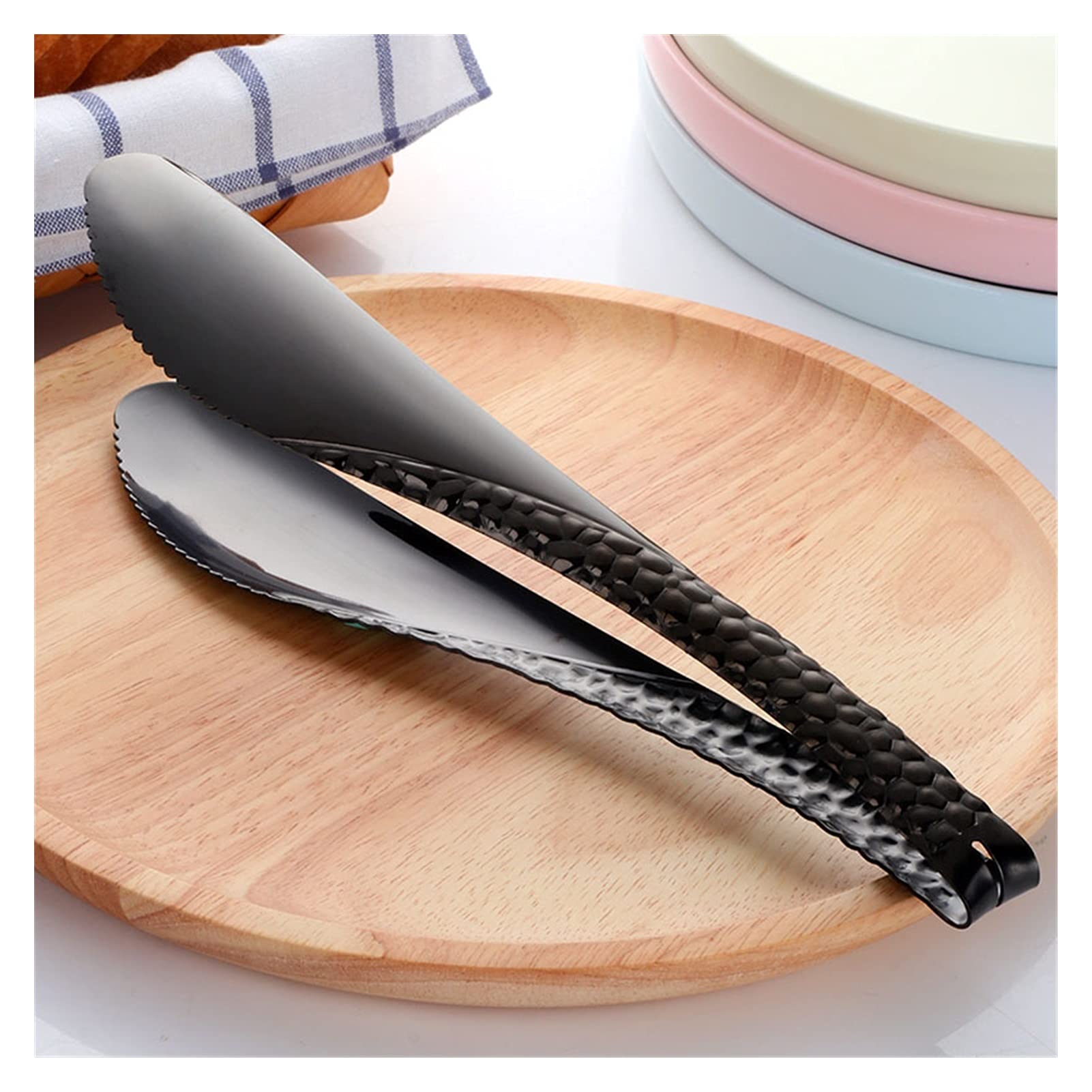 Pinze Da Cucina In Acciaio Inox, Pinze Per Impiattare Pesce O - Foto 9