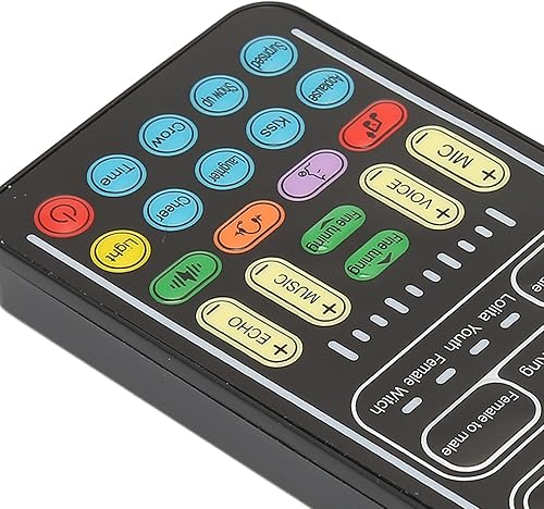 Miniatura 9 de Dpofirs Mini tarjeta de sonido cambiadora de voz para computadoras, convertidor de sonido con 8 tipos de cambios de sonido adecuada para