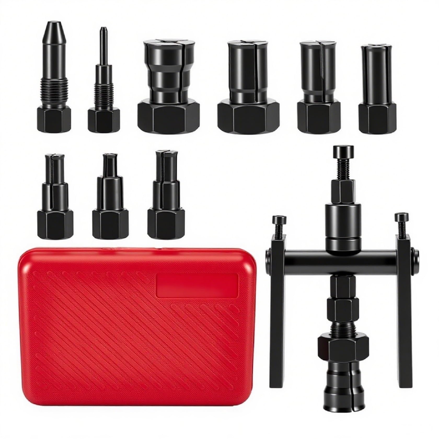 CarBole Motorcycle Bearing Removal Tool, 10Piece, 8-25 mm, Universal for Motorcycles and Cars | with Storage Box