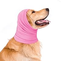 Vista 1 de Sombrero con capucha para perro, cálido para invierno, envoltura para las orejas, para aliviar la ansiedad, calmar, arreglar, calentar el cuello