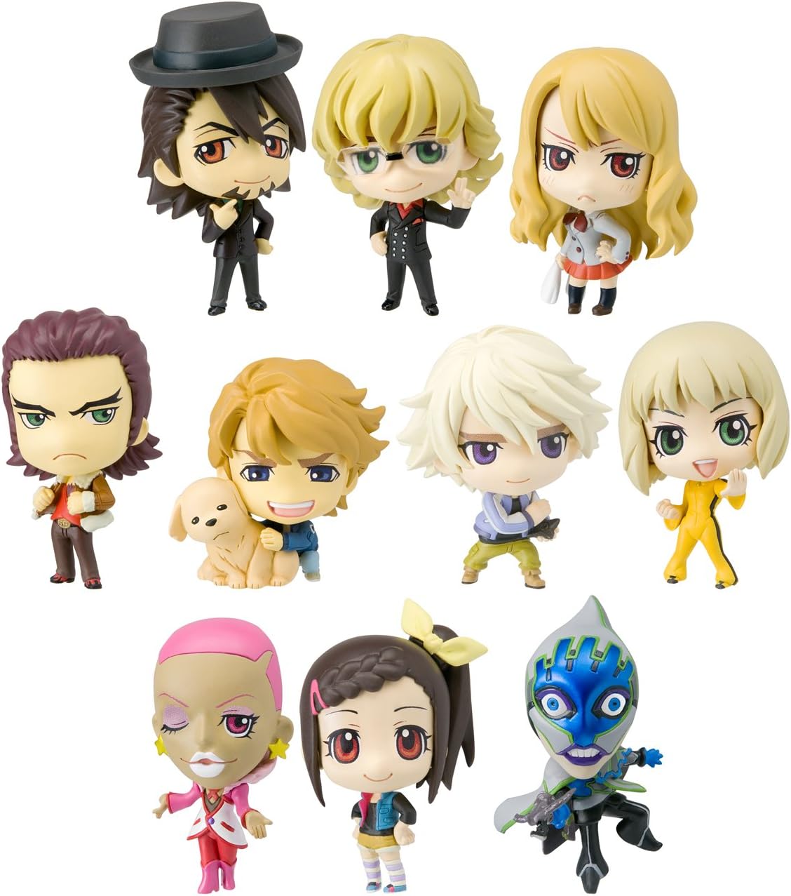 Tiger Bunny Off Shot Edition Trading Figures Set of 10 Mini Figures