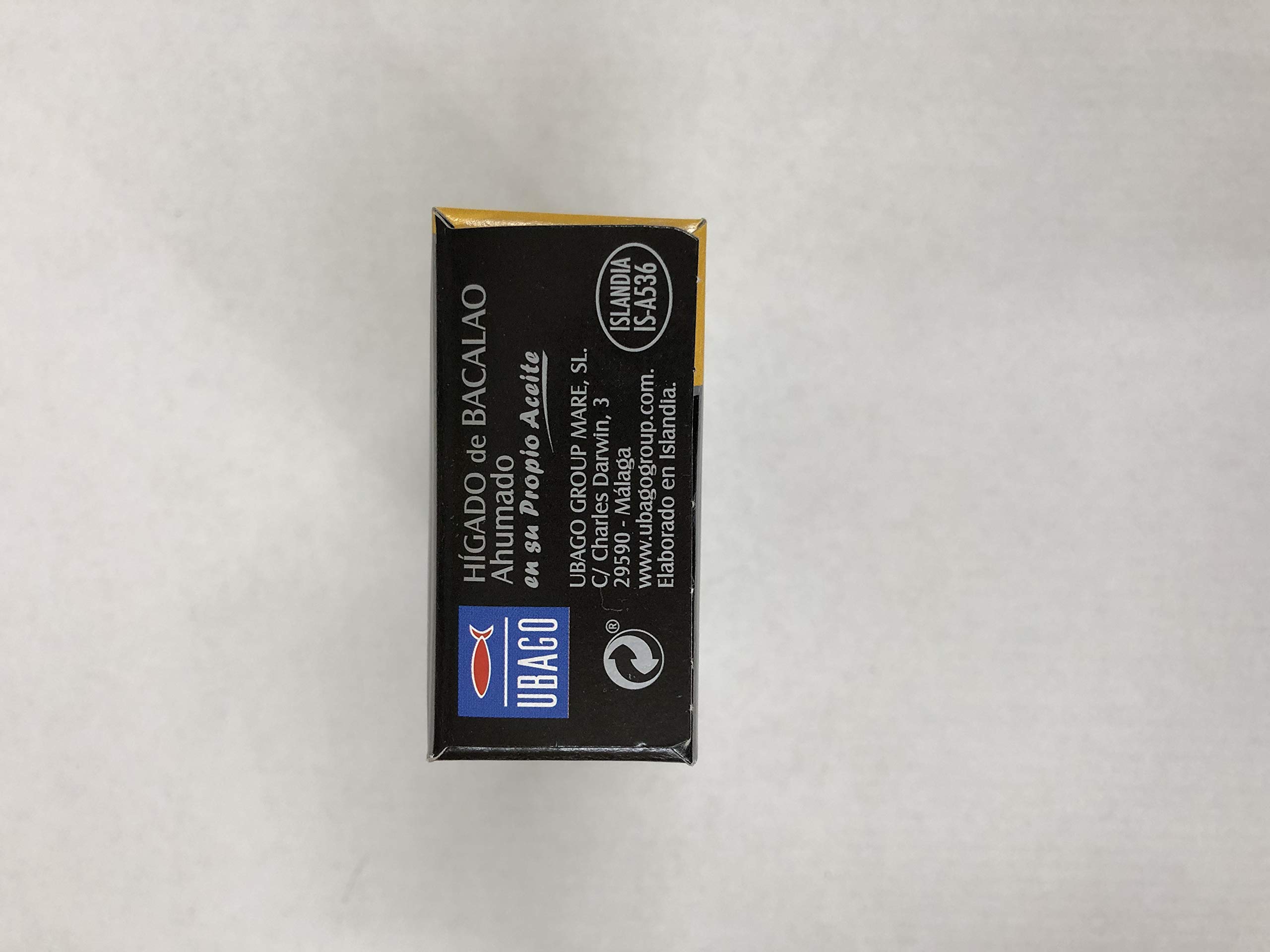 UBAGO GERÄUCHERTER Dorschleber Dose 12X115G