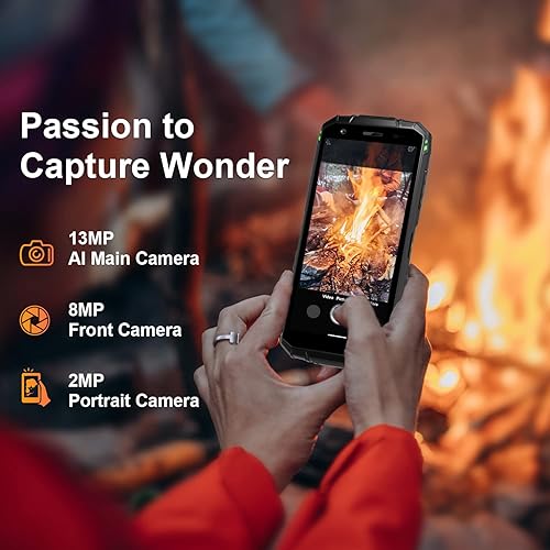 Miniatura 7 de DOOGEE Teléfono desbloqueado resistente 2023 S41 PRO NFC 6300mAh batería 4G Dual Sim teléfonos resistentes Android 12 7GB32GB SD 1TB pantalla HD de