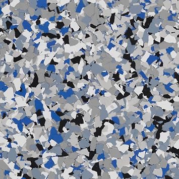 Epoxy Flakes 1/4" 5 Lbs - Garage Floor Flakes/Epoxy Floor Flakes for Decorative Floors and Crafts 711 Comet