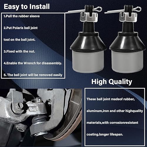 Miniatura 4 de BIGLKNM Kit de herramientas de rótula inferior y rótula delantera para Polaris Sportsman Magnum Scrambler Trail Blazer Trail Boss Big Boss Ranger