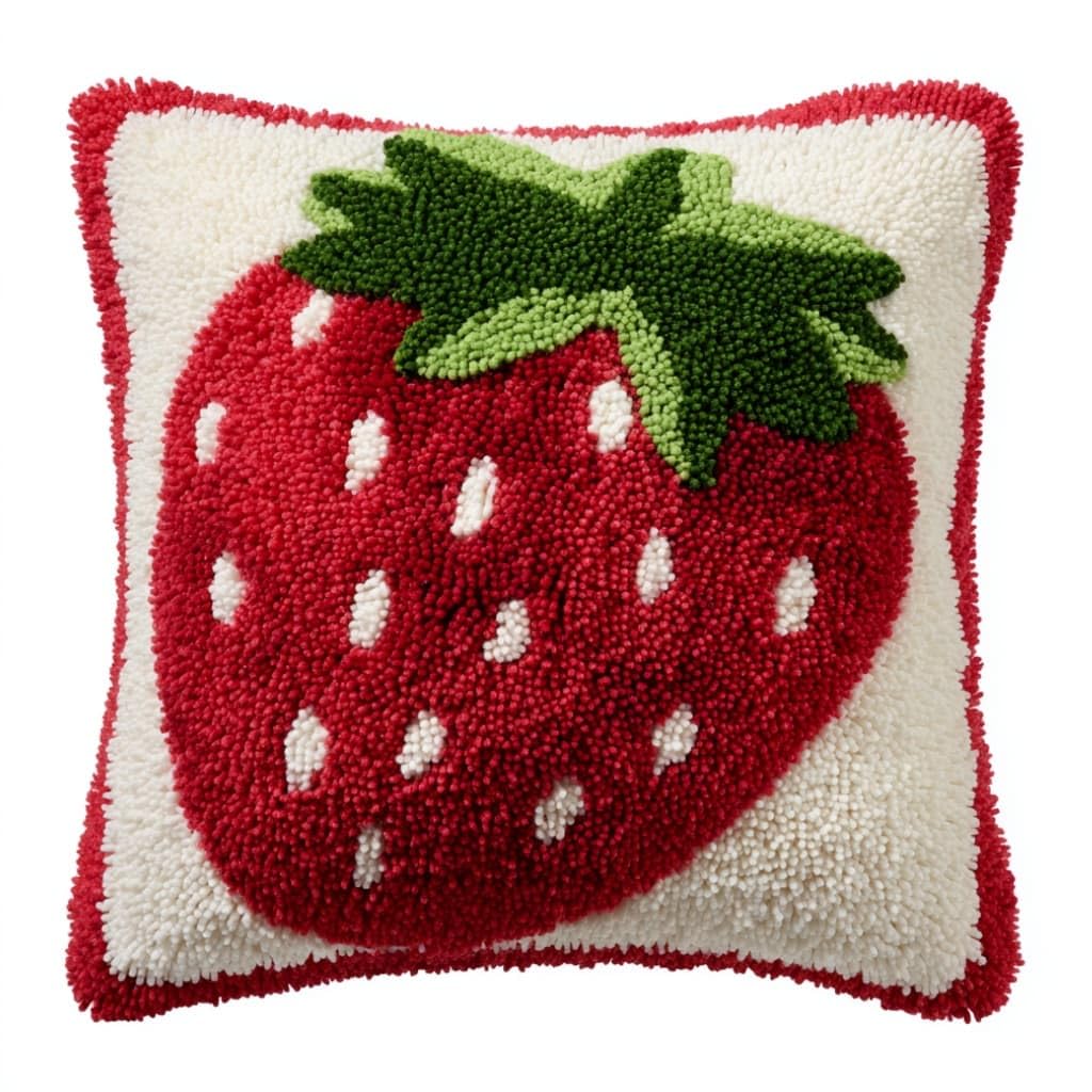 kitphoenix Latch Hook Embroidery Kits Strawberry 43Cmx43Cm