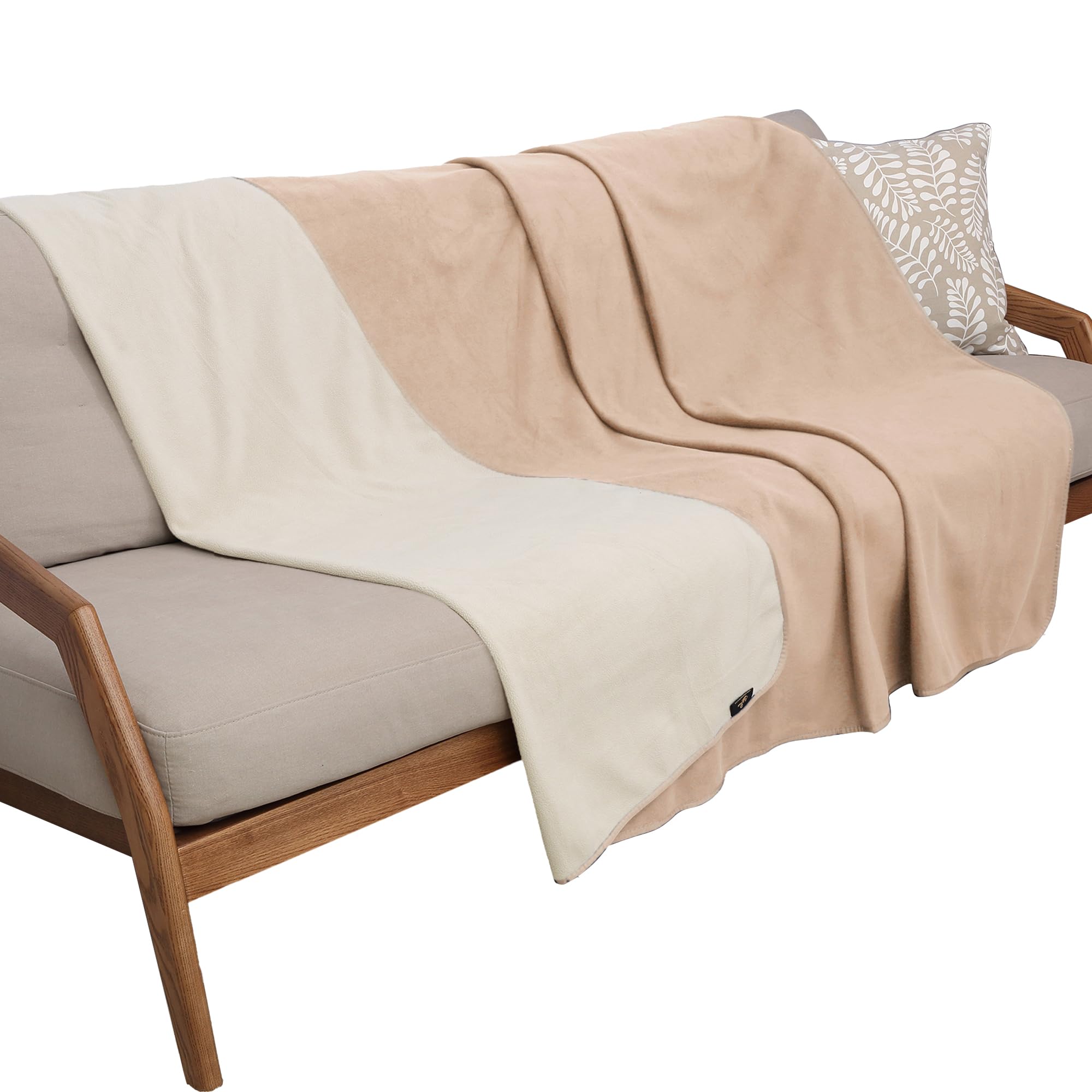 Pawsee Wasserdicht Hundedecke Katzendecken Waschbar, wasserdichte Decke für Große Hunde Sofaschutz Couch Überwurf, Flauschig Wasserdicht Liebesdecke für Schutzdecke Tagesdecke, XL 203 x 229 cm
