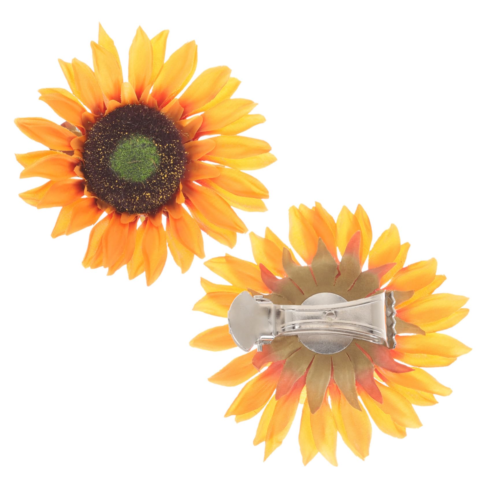 MAGICLULU 8stücke Vorhang Raffhalter Im Sonnenblumen-Design Dekorative Vorhangklammern Zur Einfachen Befestigung Von Gardinen Für Wohn Und Schlafzimmer