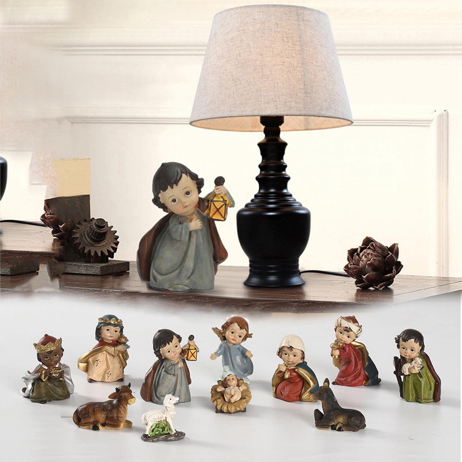 misppro Krippen-Set, Krippe, Krippe, Miniaturen, Ornamente, katholisches Geschenk