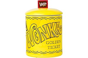 Willy Wonka and Chocolate Factory Golden Ticket Giant Cookie Jar