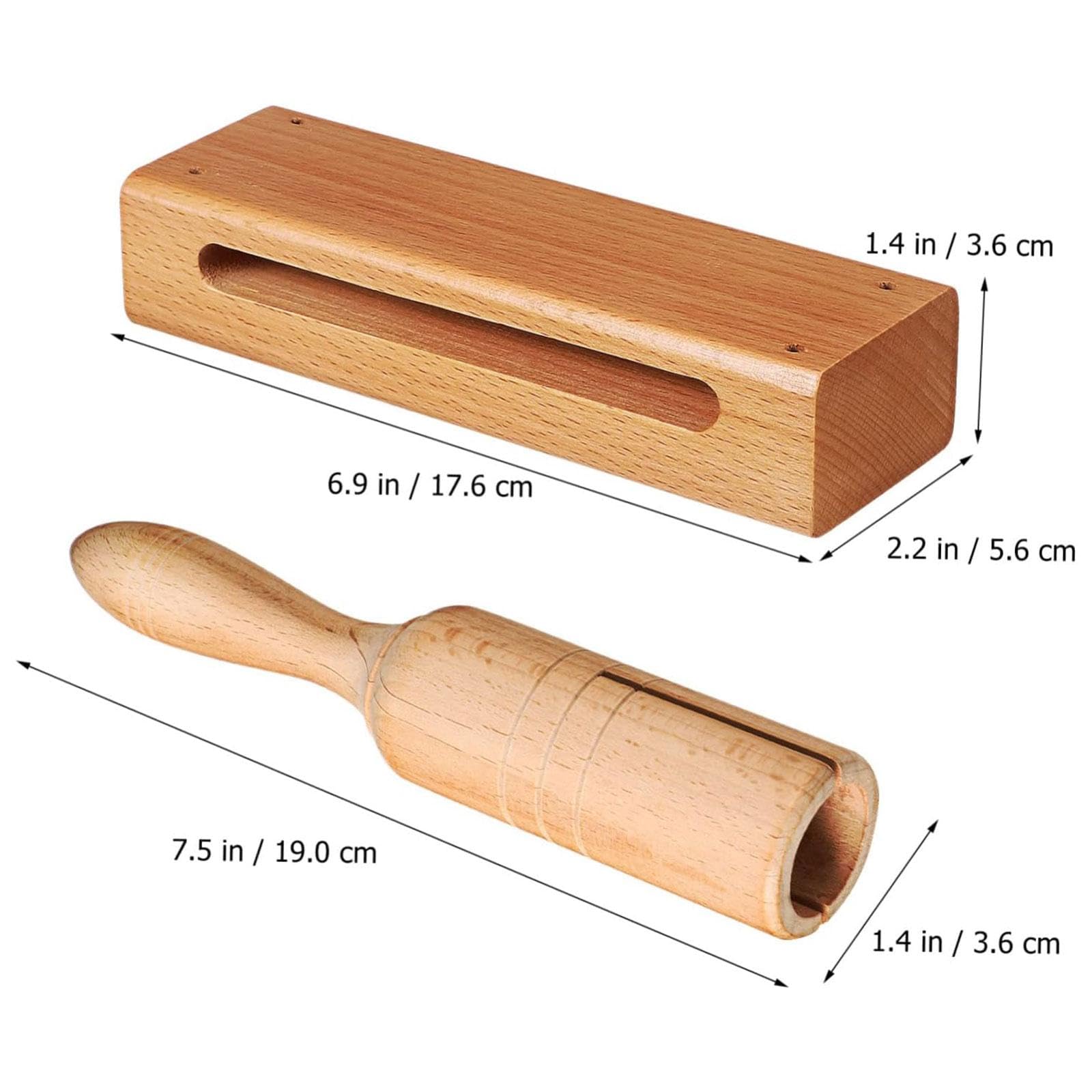 Blocco di Legno in Legno per Bambini E Adulti per Lezioni di Musica, Strumento a Percussione