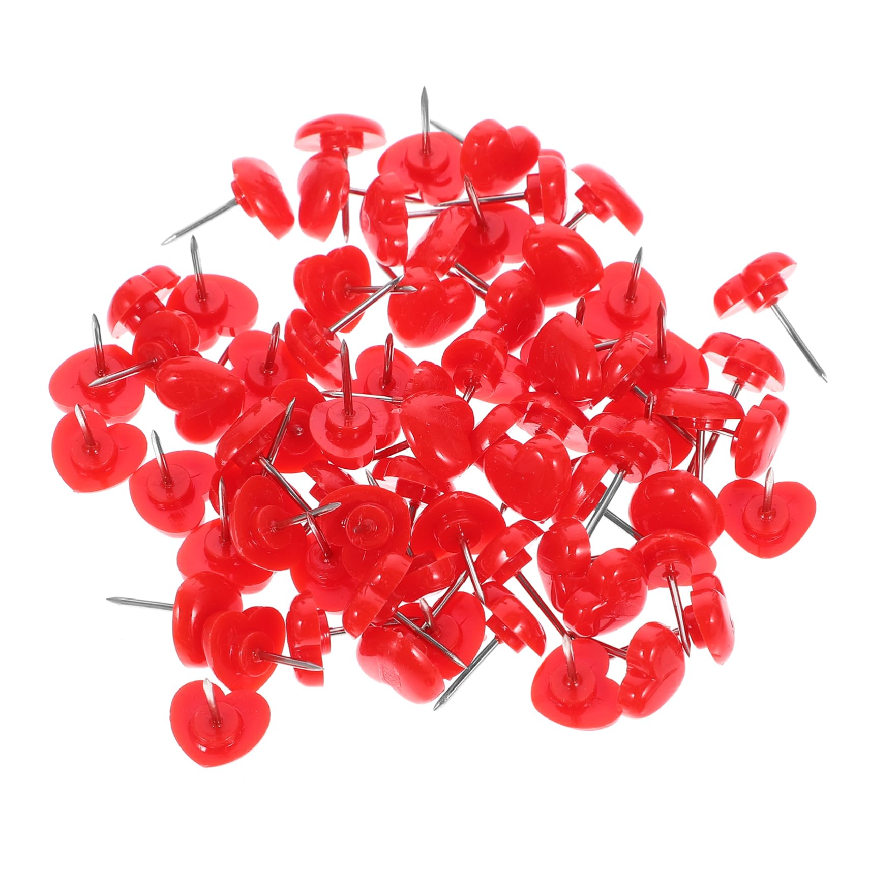 HOMSFOU 5 set Puntine Decorative A Forma Di Cuore Graziose A Forma Di Numero Mini Puntine Piccole Puntine Accessori Da Viaggio Uso Quotidiano Accessori Per Mappe 150 pezzi * 5