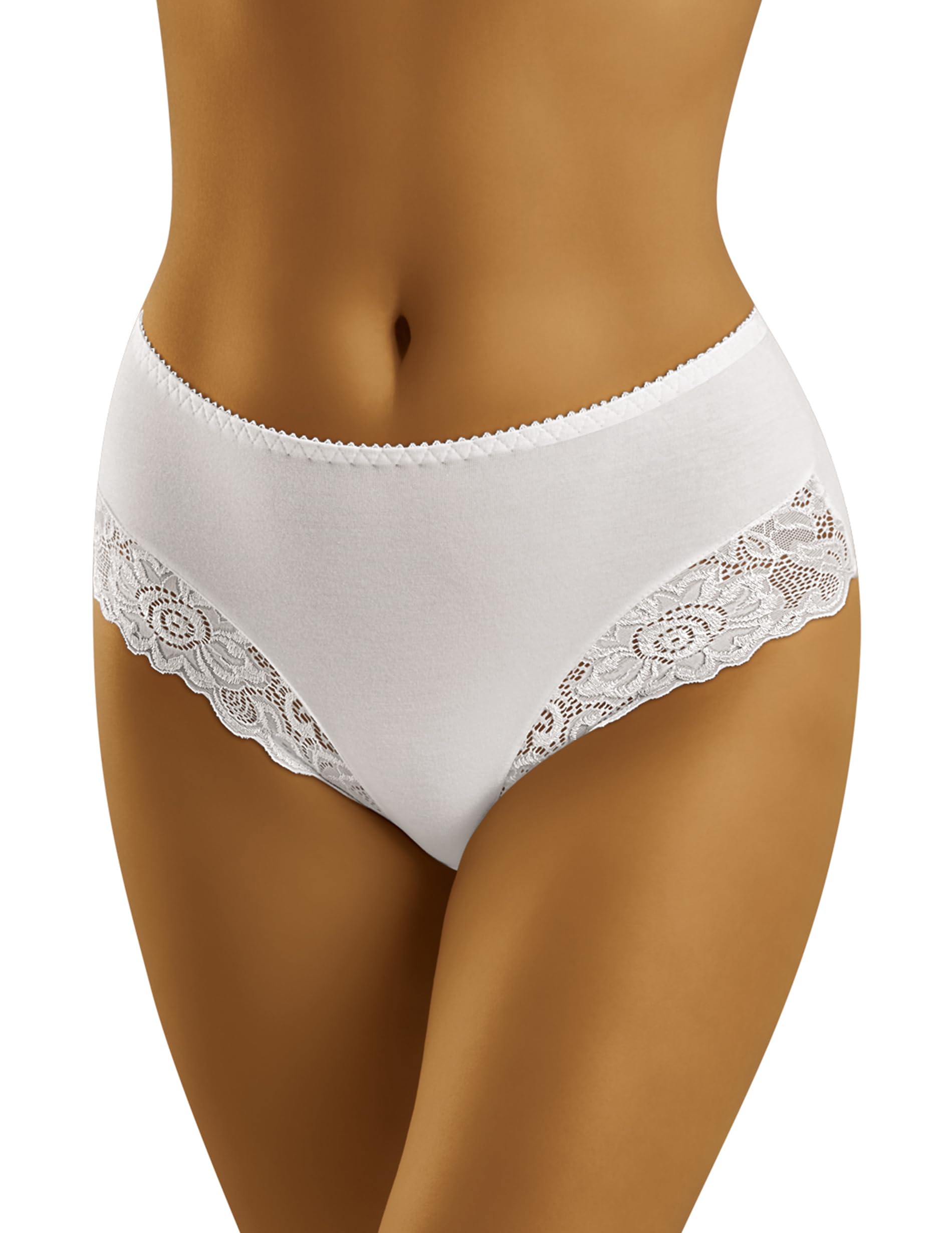 Wolbar Womens Briefs WB43, White,XL