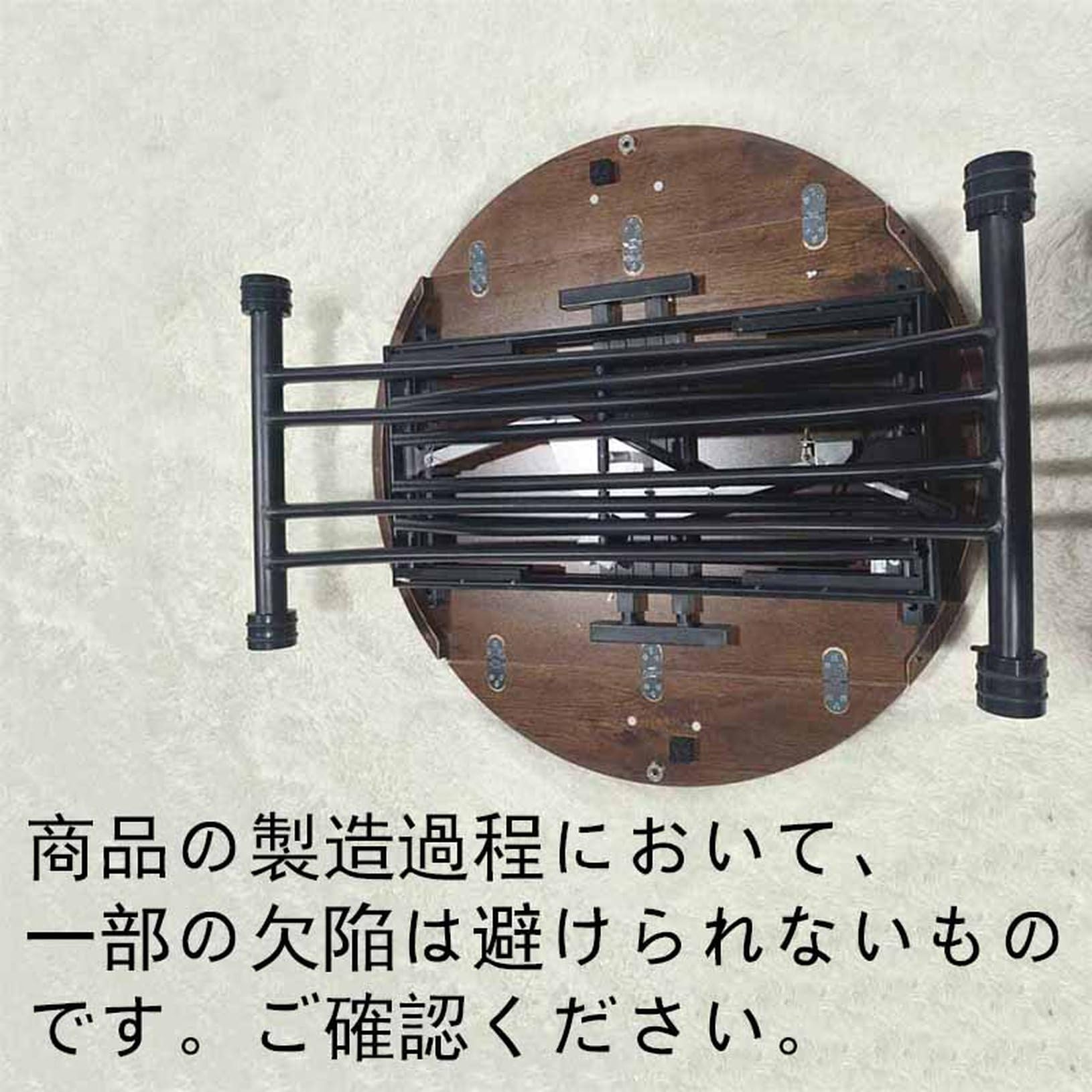 Amazon｜[dhiuebc] 伸長式ダイニングテーブル 円形 幅90 テーブル 昇降 