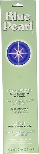 Blue Pearl Classic - Incienso con fragancia madera de cedro 071oz
