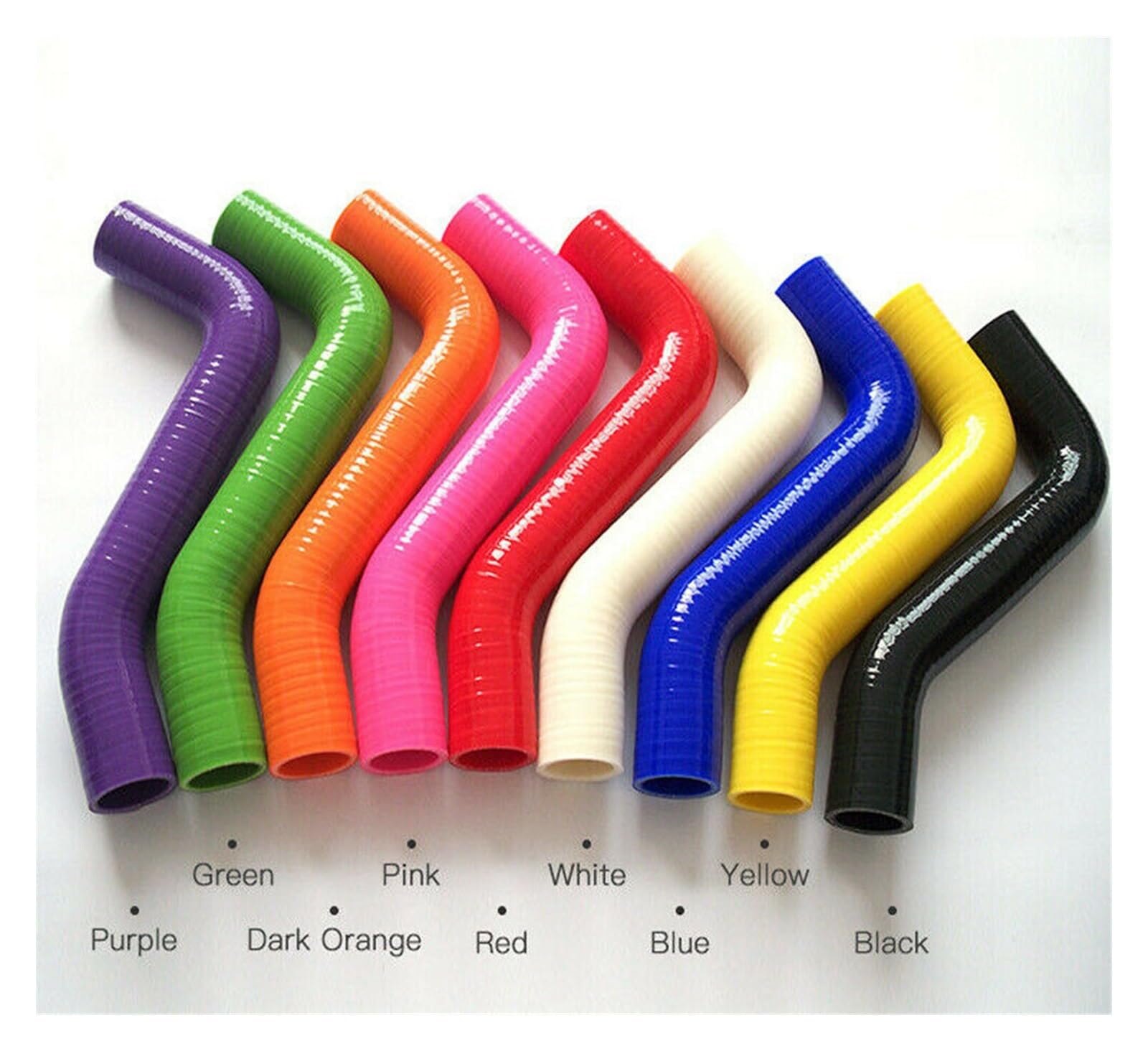 Curva Filtro Aria - Tubo A 90 Gradi 45Mm - Tubo Flessibile Del Gomito Del Silicone Del Joiner Del Silicone Di Piegamento 90 Gradi Di 45Mm-51Mm Dell'Automobile