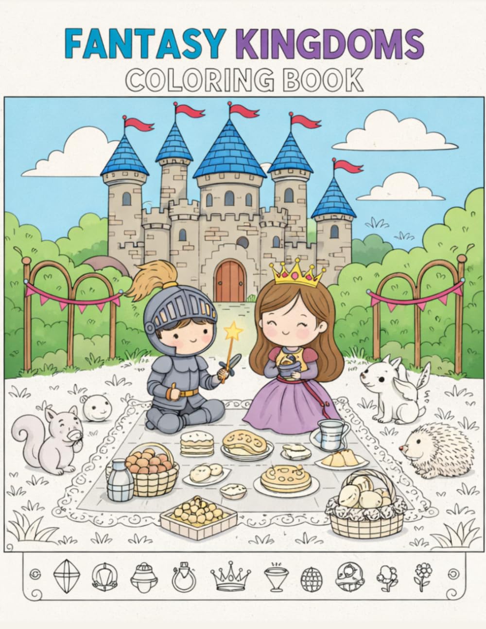 Fantasy Kingdoms: Coloring Book