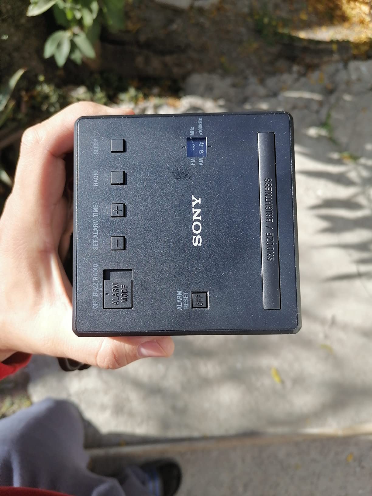 Sony ICFC1 Alarm Clock Radio LED Black Electrónicos