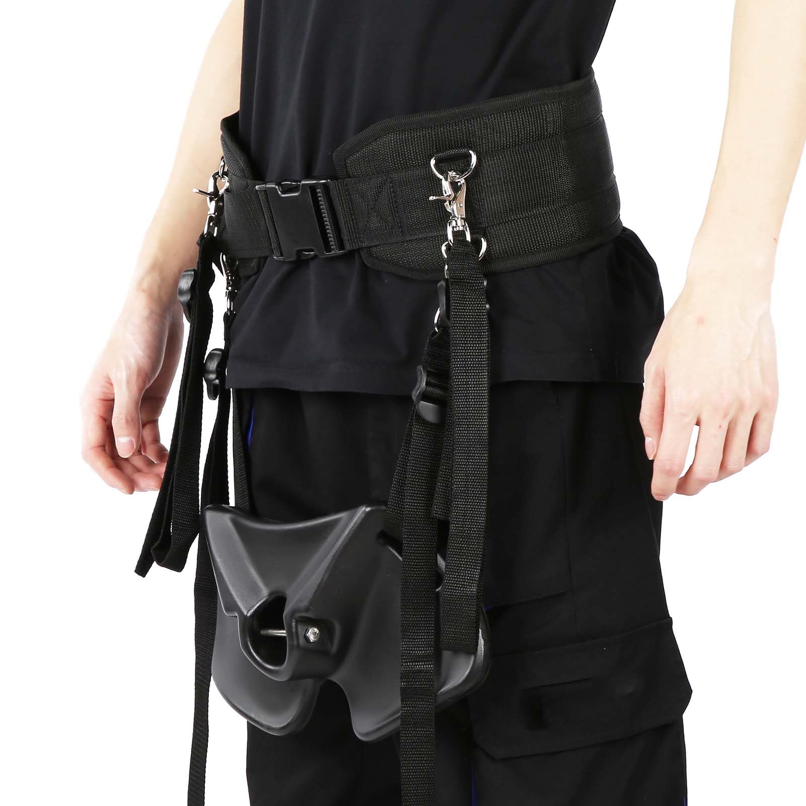 Leapiture Adjustable Fishing Rod Belt Waist Rod Support Holder Fishing Pole Fixing Belt Fishing Rod Stabilizer