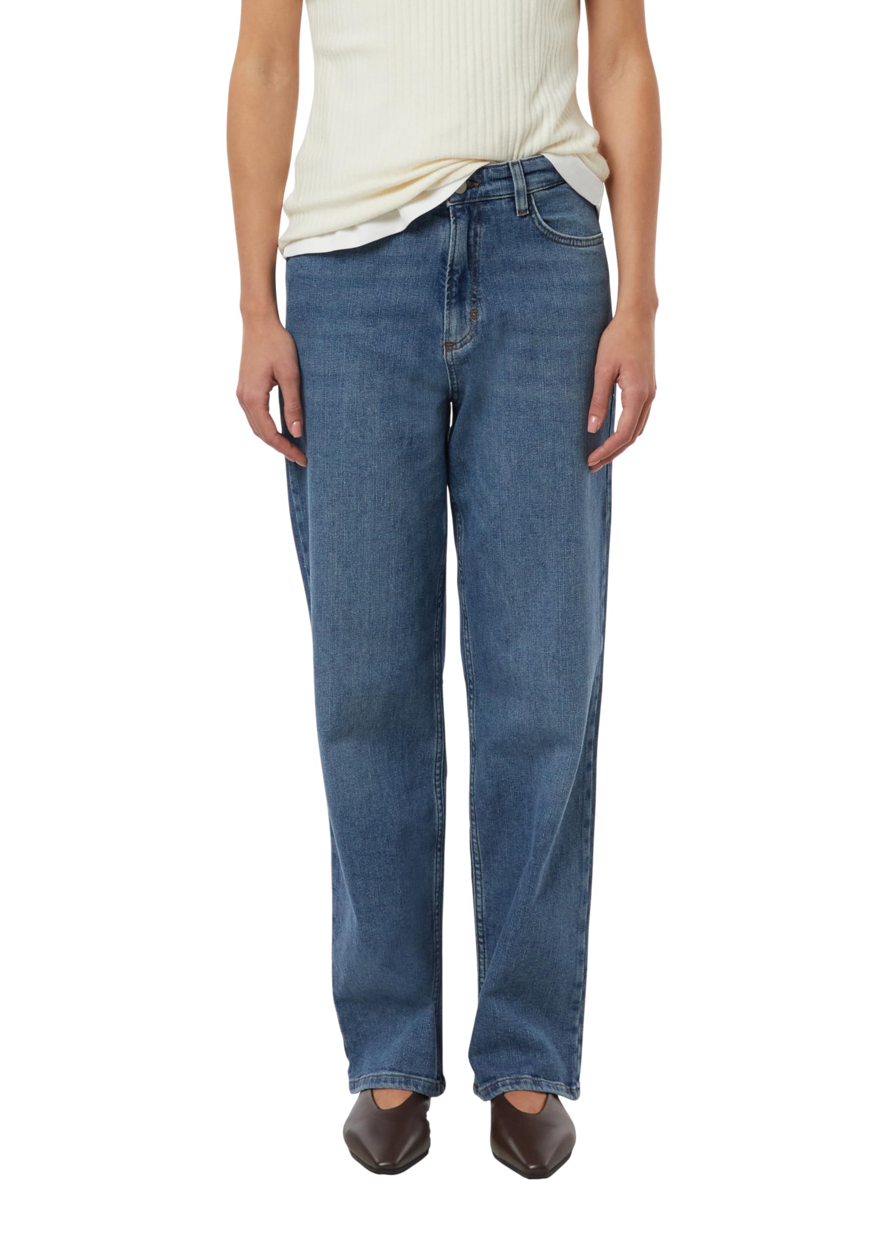 Comma Elastische Straight Leg Jeans