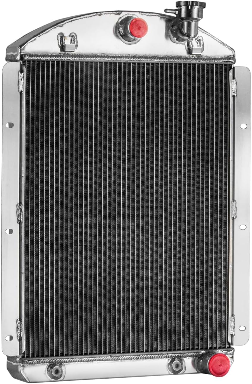 4 Row Core Aluminum Radiator For 1941-1946 Chevy Pickup Truck Small Block V8 AT Radiador Automotive CC4146CH Replacement Radiators