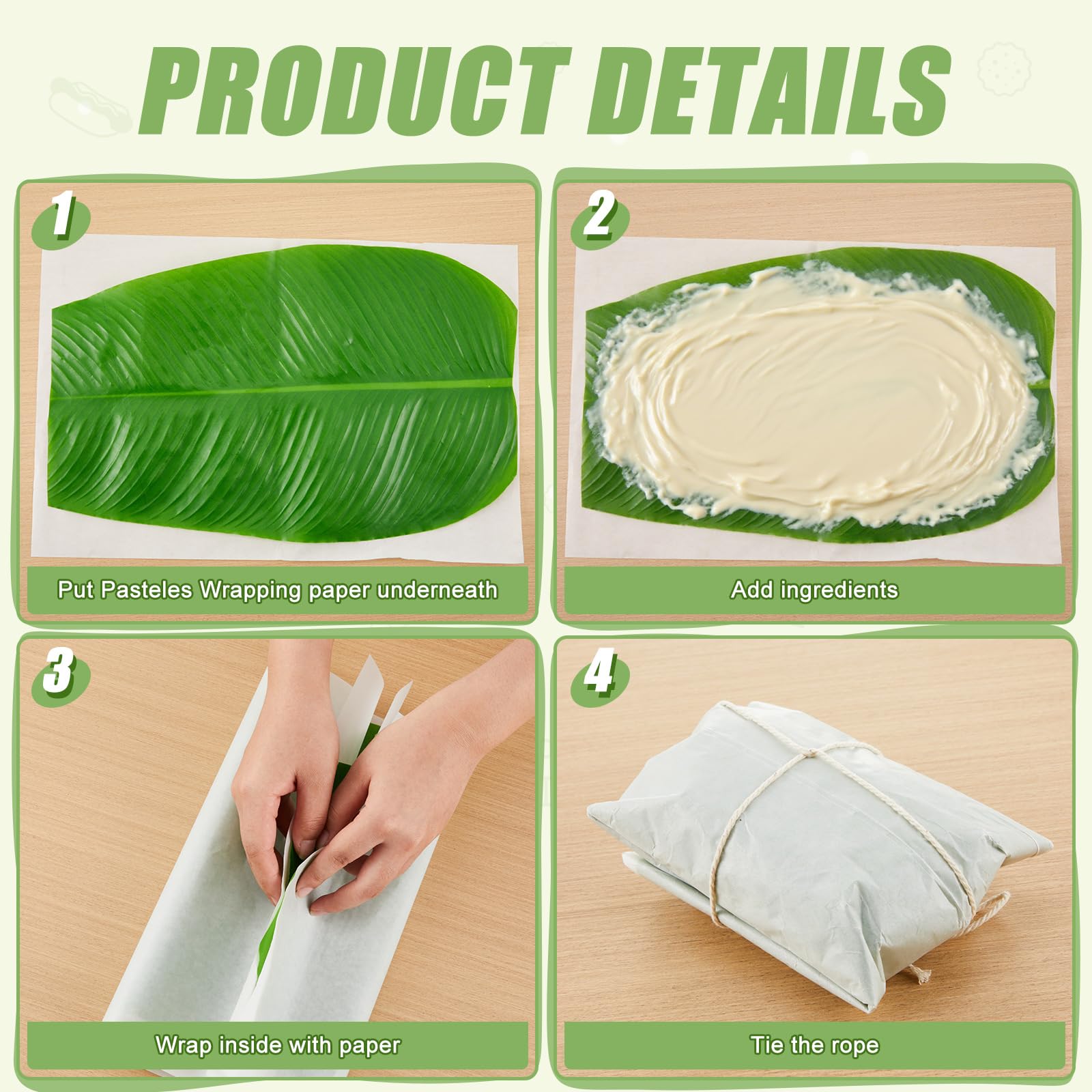 Dunzoom 100 hojas de papel de regalo de pastel de 12 x 18 pulgadas con cuerda de carnicero, hojas de papel desechables de carnicero, resistentes a la grasa y al agua, para envolver pasteles de masa