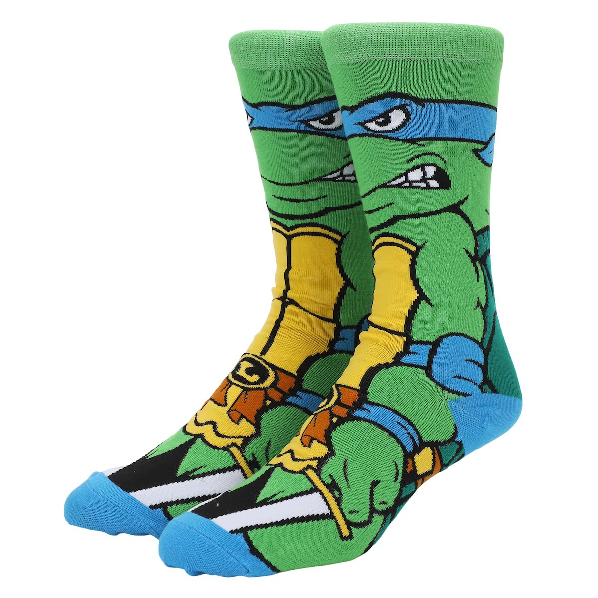 Bioworld Teenage Mutant Ninja Turtles Animigos Men’s Crew Socks