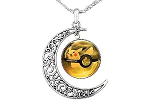 Anime Pocket Monster Crescent Necklace Anime EEVELUTION Pendant (Style 2)