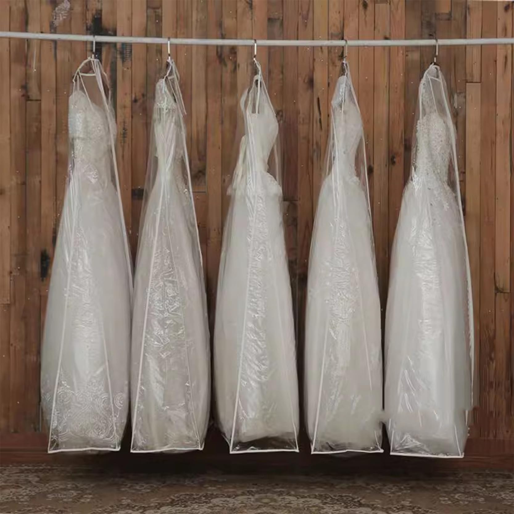 Bolsas Para Vestidos De Novia Paquete Transparente De 2,Fundas De Ropa De Plástiallera,Fundas Para Vestidos Largos Bolsas De Ropa Para Vestidos Largos,Vestidos De Dama De Honor,A-70x30x180cm