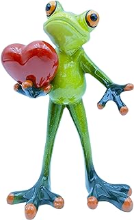 VVGIFTS Frog Figurines Decor Funny Cute Craft Resin Frog Sculpture Statu...