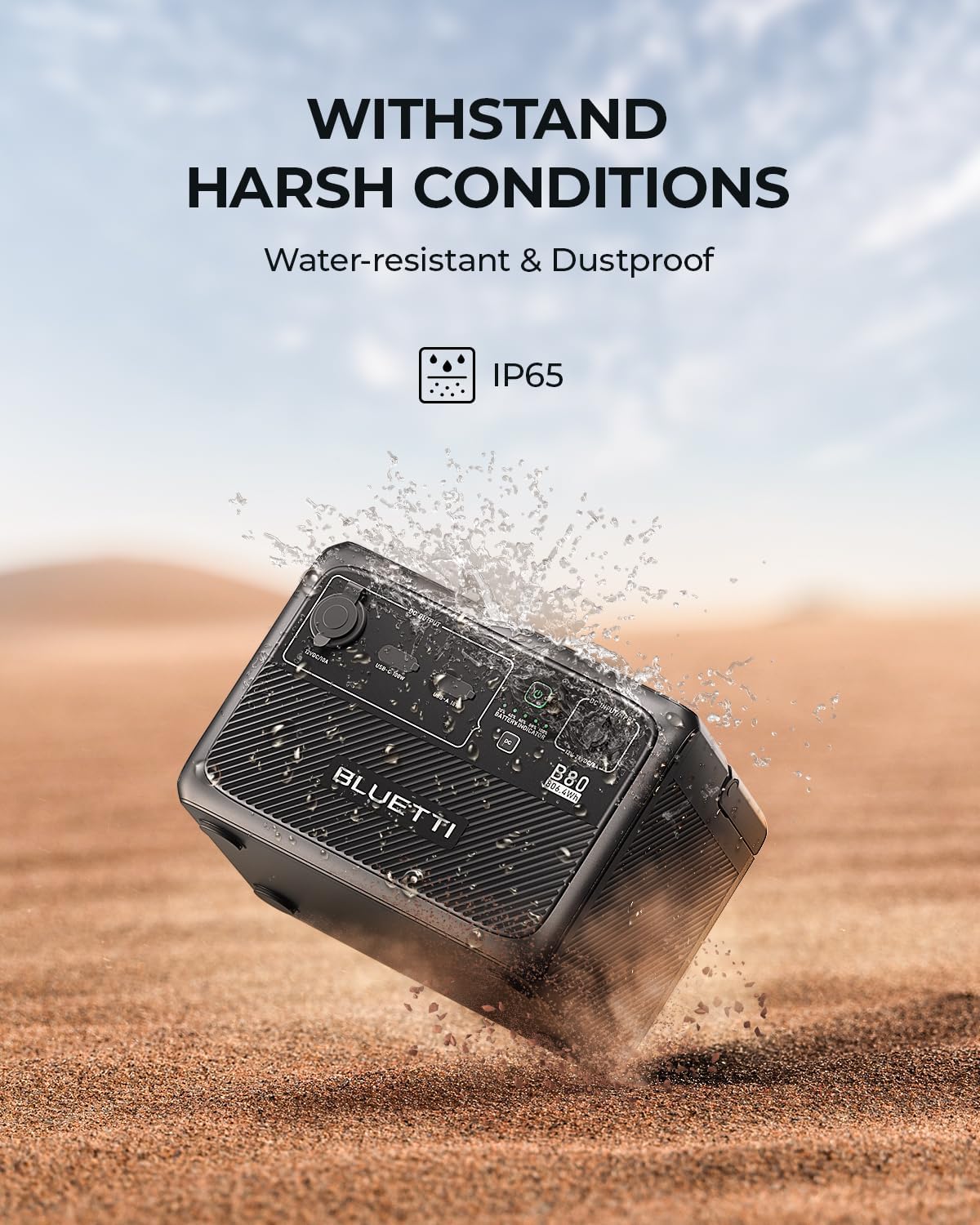 BLUETTI Portable Power Station EB3A and B80 External Battery Module, Expand to 1074Wh LiFePO4 Battery Backup w/ 1 600W AC Outlets, Solar Generator for for Outdoor Camping, Road Trip BLUETTI Portable Power Station EB3A and B80 External Battery Module, Expand to 1074Wh LiFePO4 Battery Backup w/ 1 600W AC Outlets, Solar Generator for for Outdoor Camping, Road Trip