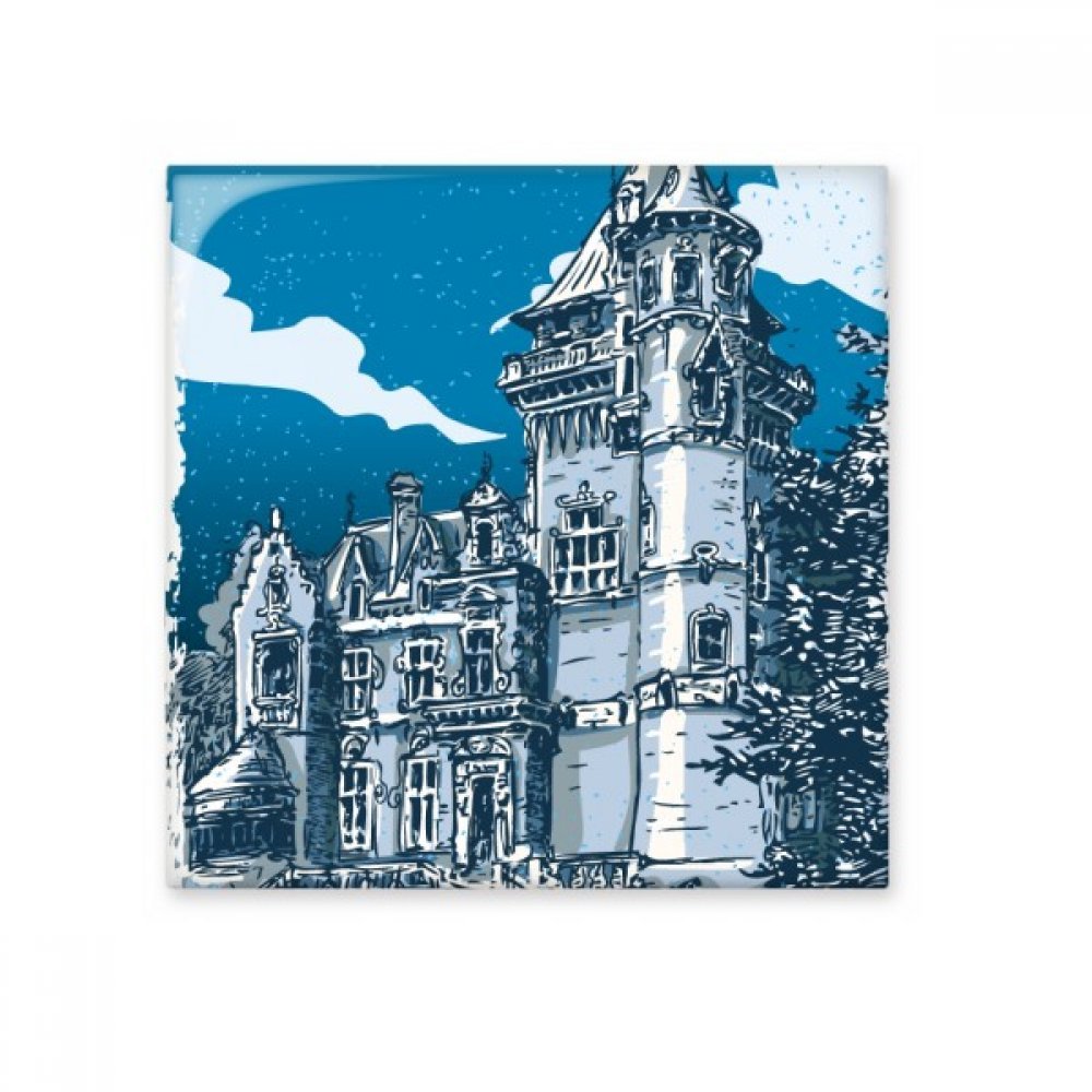 DIYthinker Old Castle Medieval Knights Of Europe Emblem Ceramic Bisque