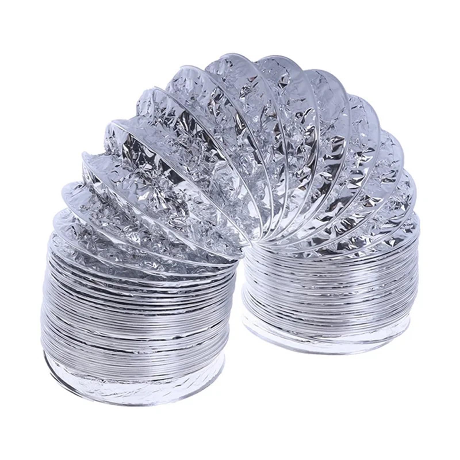 3 uds tubo de ventilación aluminio PVC aire manguera conducto escape Flexible sistema para Campana Extractora