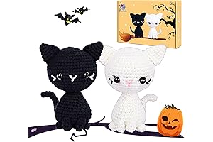 Woobles Crochet Halloween Magical Cats