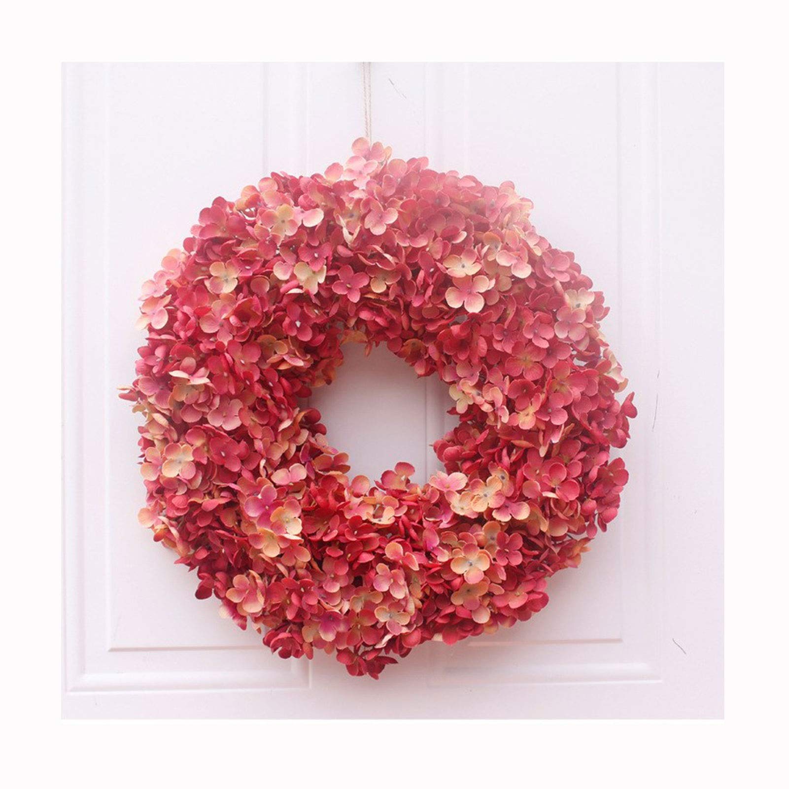 Weihnachtskranz Blumen Künstlicher Rosenkranz Türbehang Wand Fensterdekoration Kranz Urlaub Festival Hochzeitsdeko Künstliche Girlande (Color : 5)