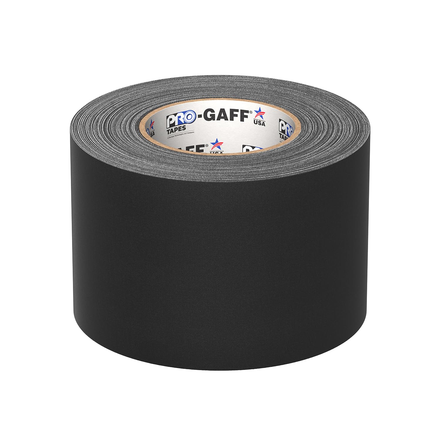 10,2 cm Pro Gaff Gaffer-Klebeband, 45,7 m Länge, schwarz, matt. Premium-Gaffer-Klebeband, das von professionellen Gaffers vertrauen. Hergestellt in den USA. Hält fest, leicht zu entfernen. (12 Stück)